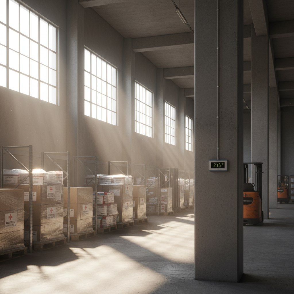 перегрев товара из-за прямого солнечного света