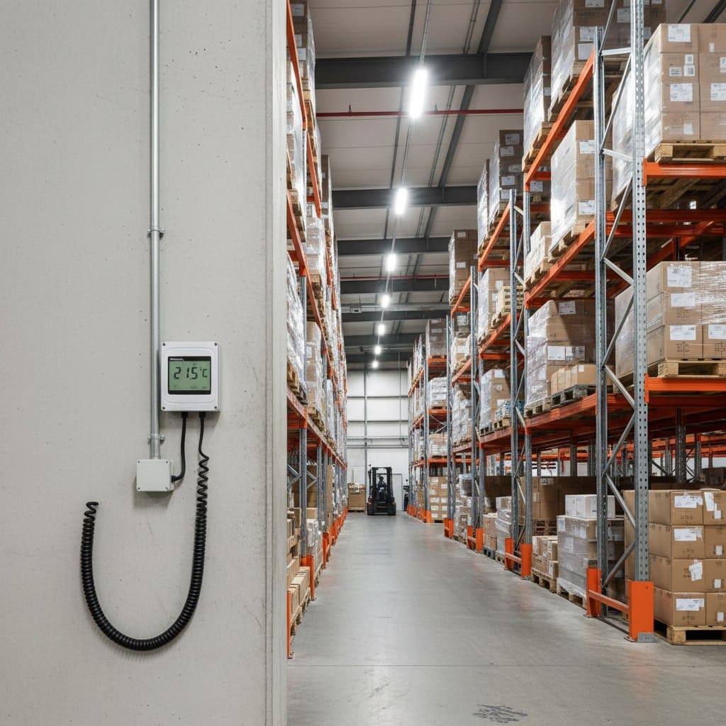 риски перегрева на верхних ярусах хранения