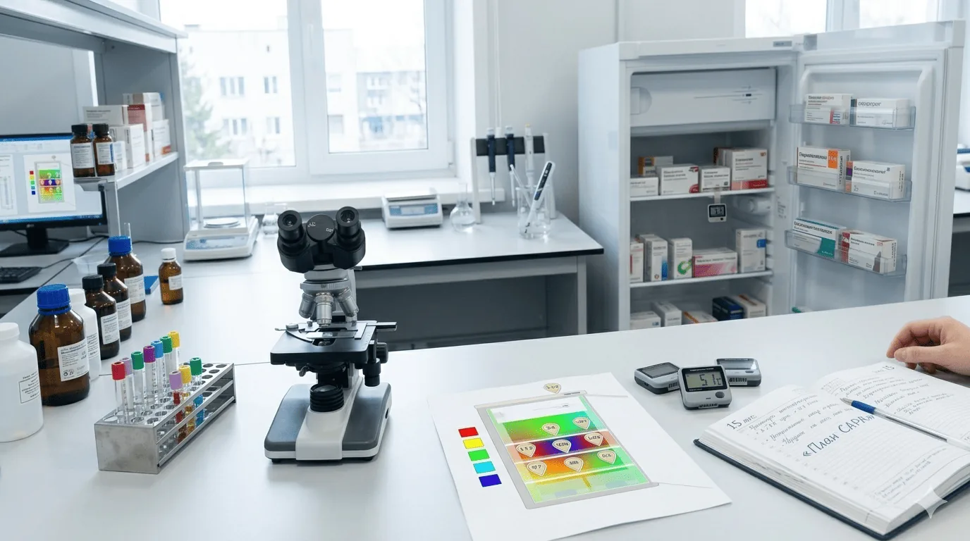 температурное картирование холодильника
