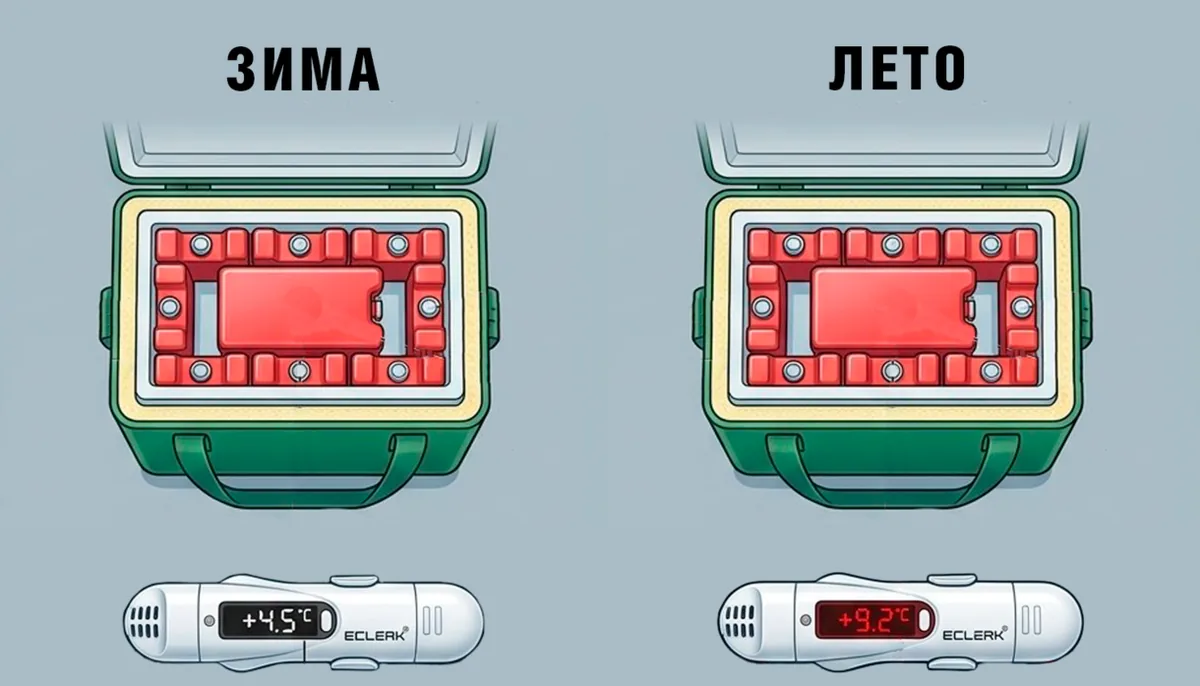 перегрев и переохлаждение термоконтейнера